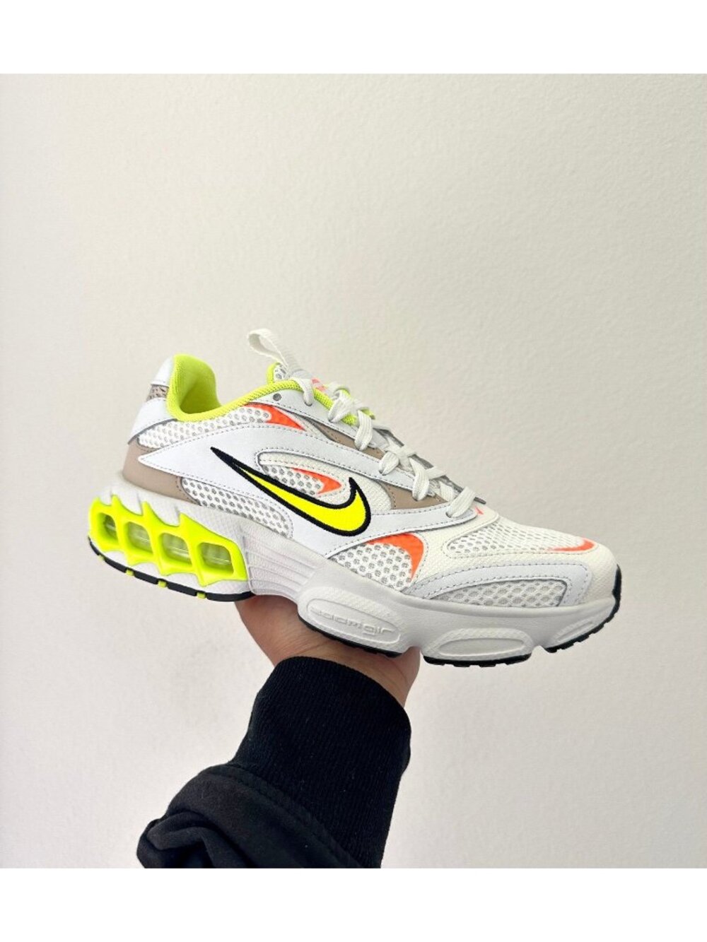 7 Women’s Nike Zoom Air Fire white neon volt CW3876-104 Sneakers Shoes